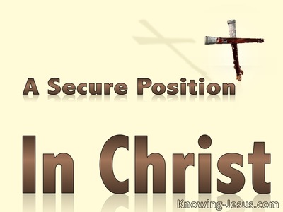  A Secure Position In Christ (devotional)08-01 (cream)
